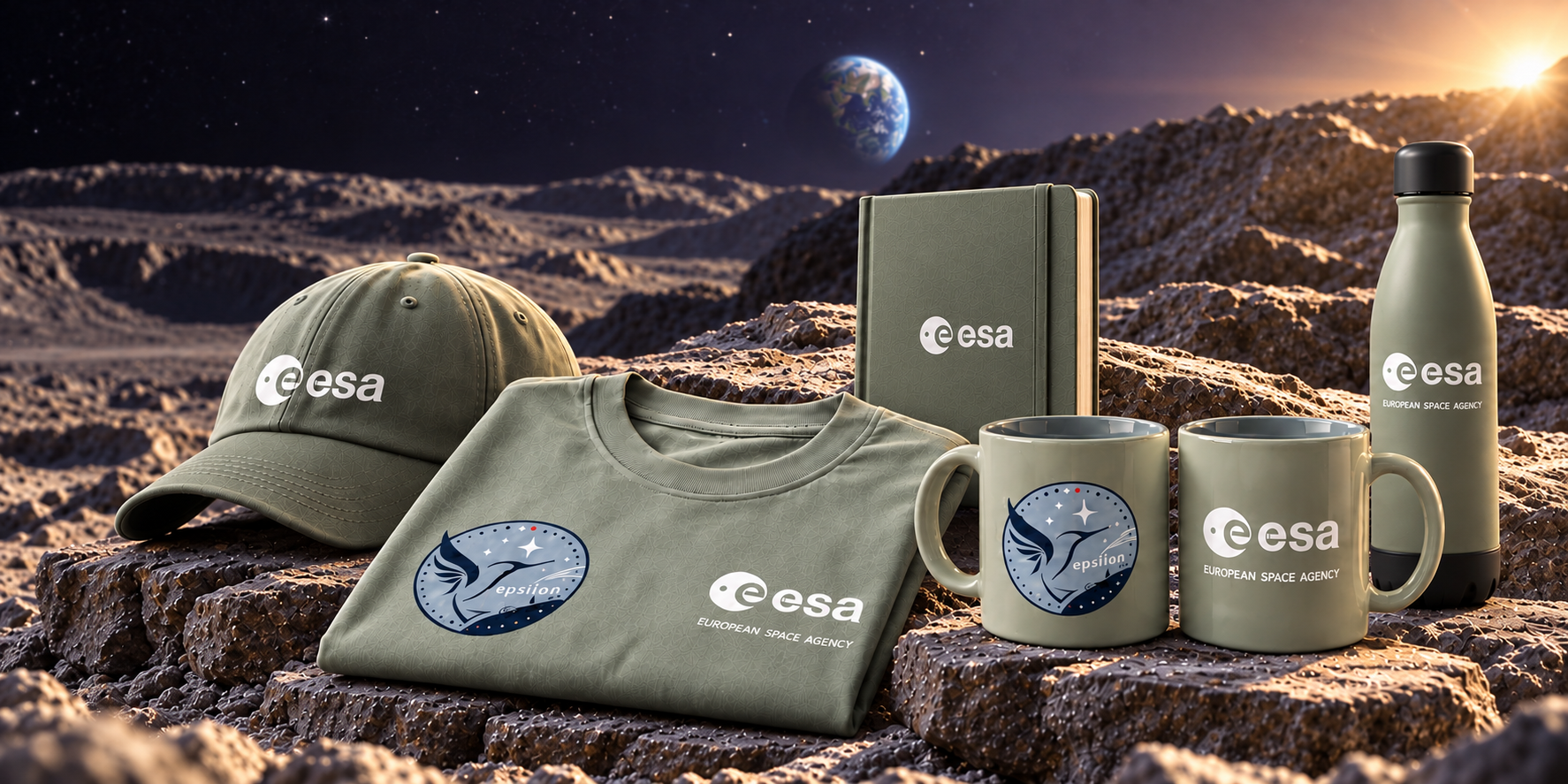 Collection ESA Epsilon vert sauge — concept illustratif